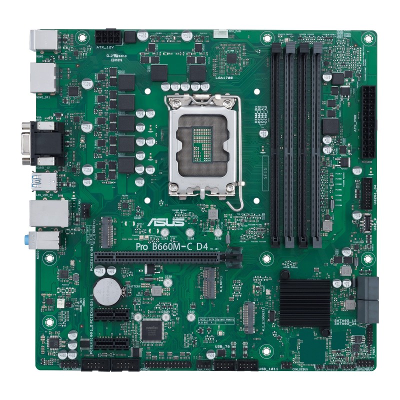 PRO B660M-C D4-CSM - Motherboard - micro ATX - LGA1700-Sockel - B660 Chipsatz...